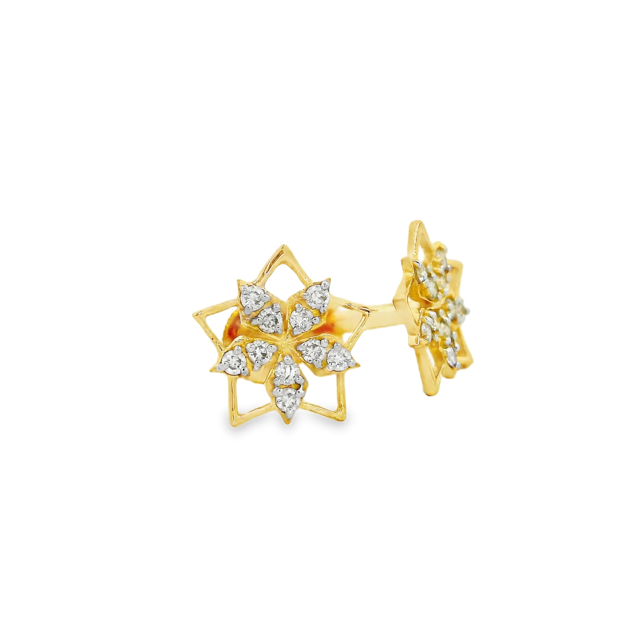 The Gilded Starburst Flora Stud  -1146