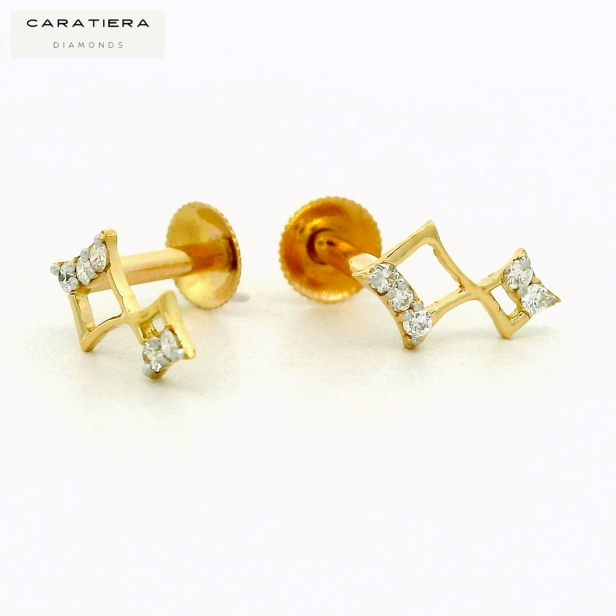 Infinity Edge Studs  -STDD1169