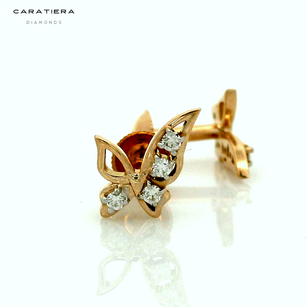 Sparkle Butterfly Studs  - STDD391