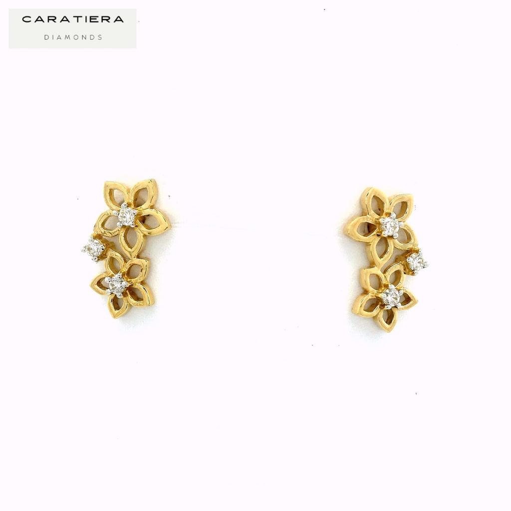 Diamond Flora Stud - STDD545