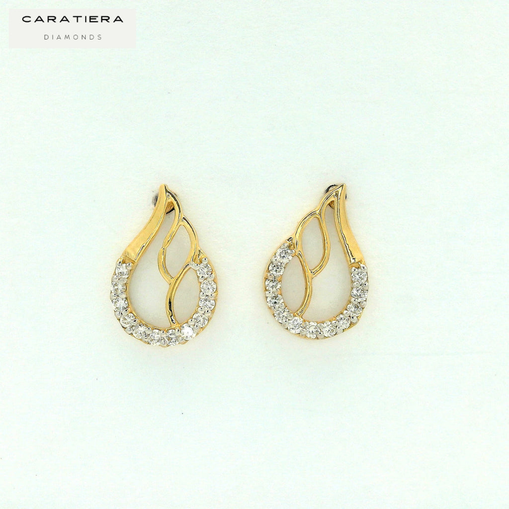 Celestial Flow Diamond Studs   - STDD547