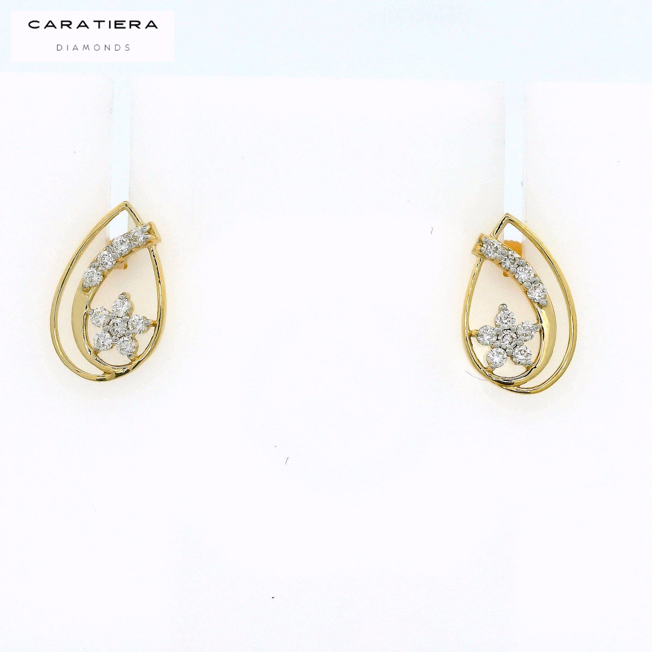 Radiant Bloom Teardrops    -STDD552