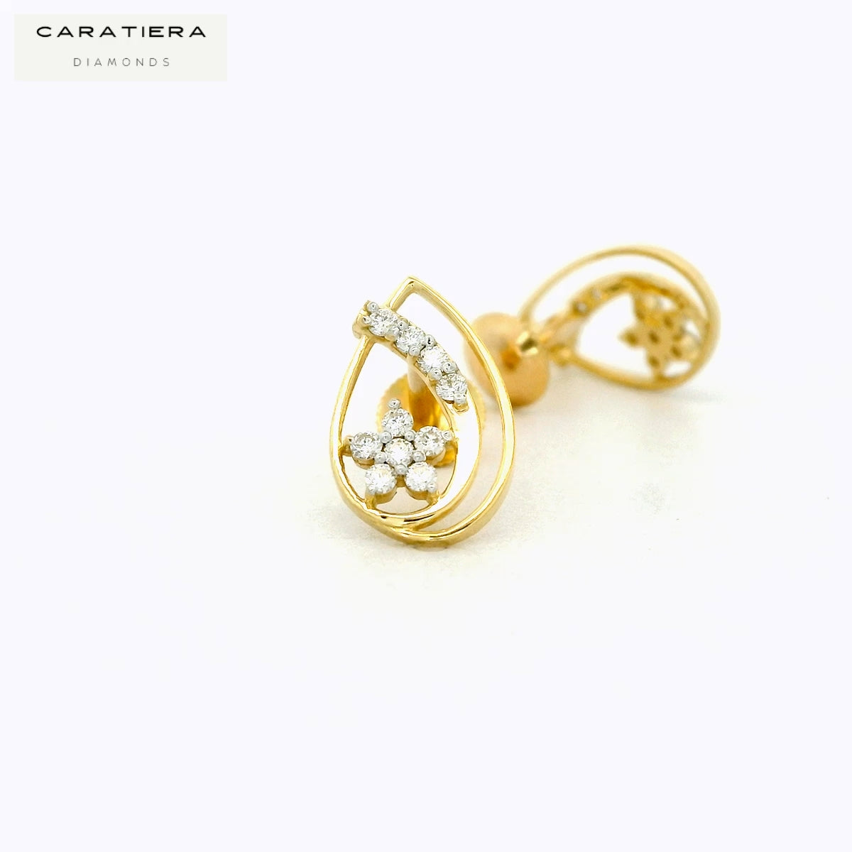Radiant Bloom Teardrops    -STDD552