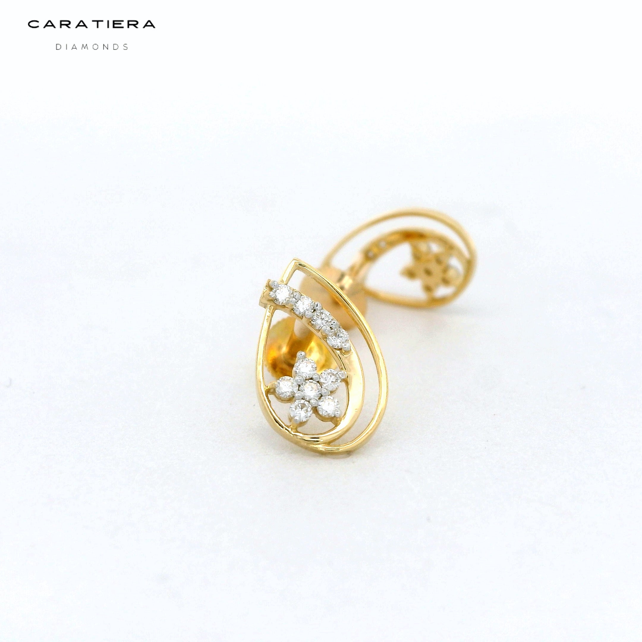 Radiant Bloom Teardrops    -STDD552