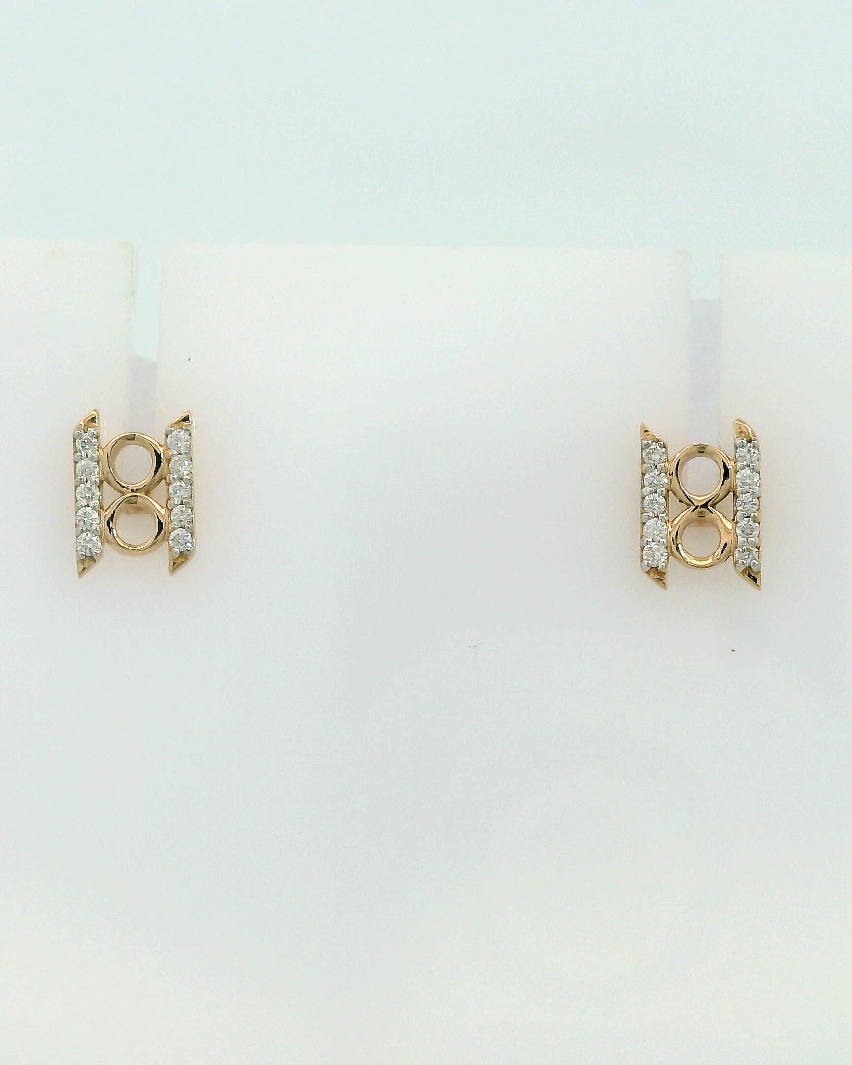 Orbit Frame Diamond Stud  -STDD554