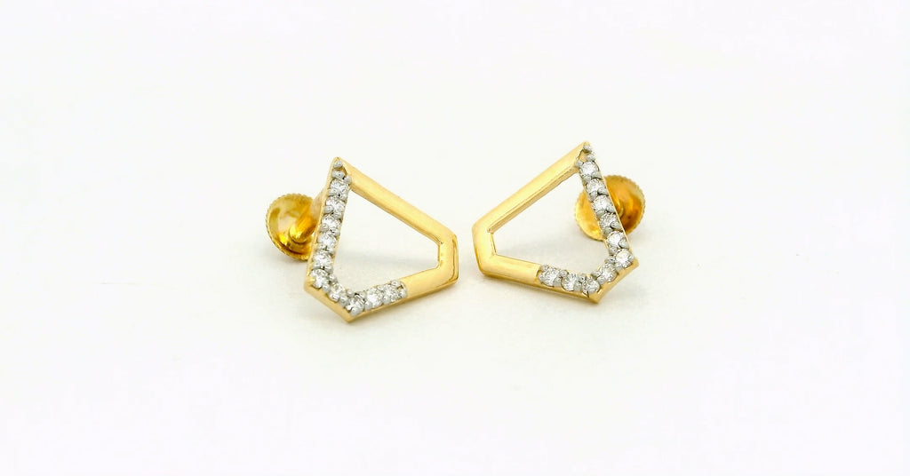 Luxe Polygon Spark Stud  -STDD614