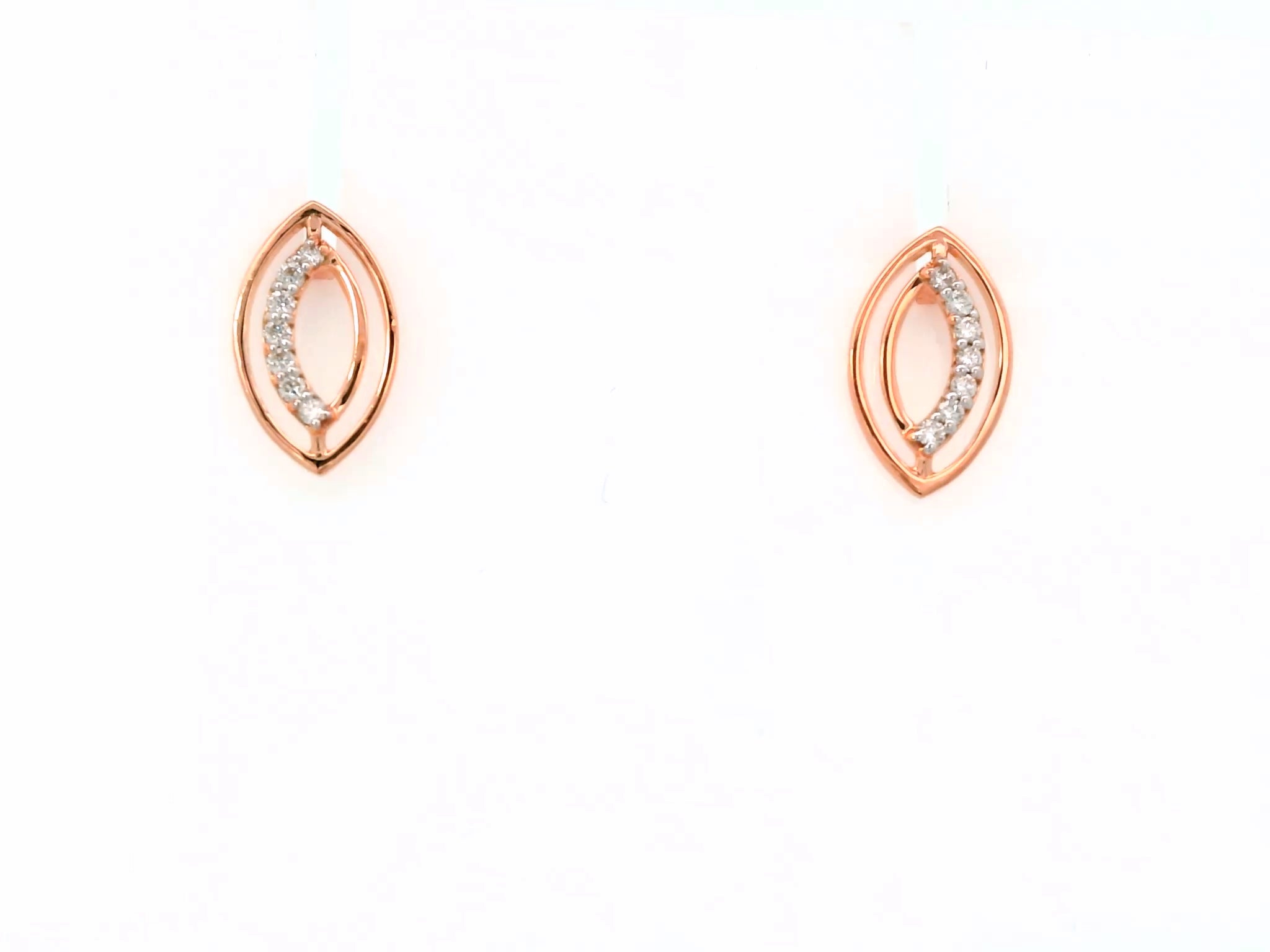 Radiant Marquise Eye Studs   - STDD630