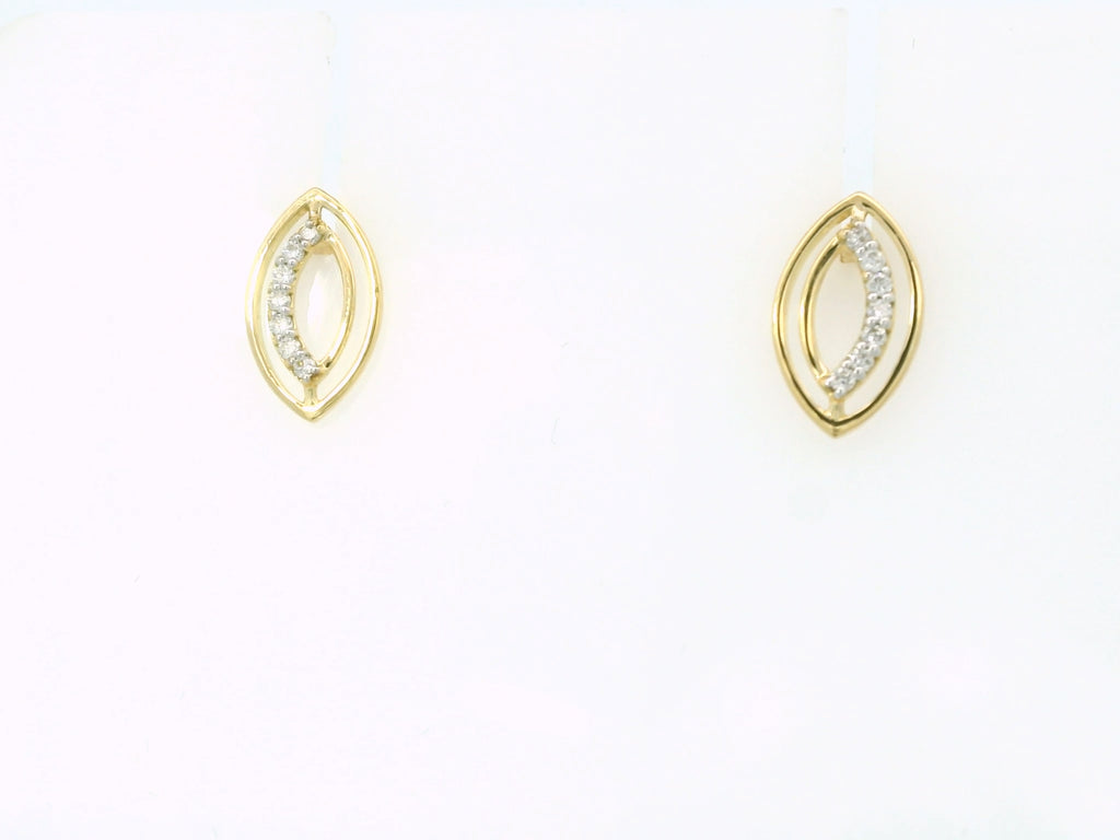Radiant Marquise Eye Studs   - STDD630