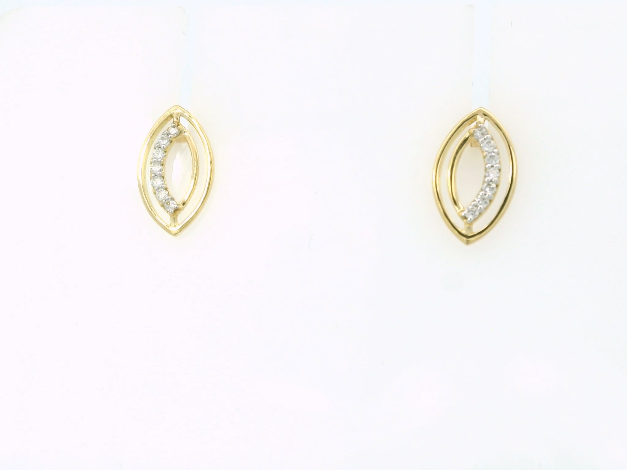 Radiant Marquise Eye Studs   - STDD630