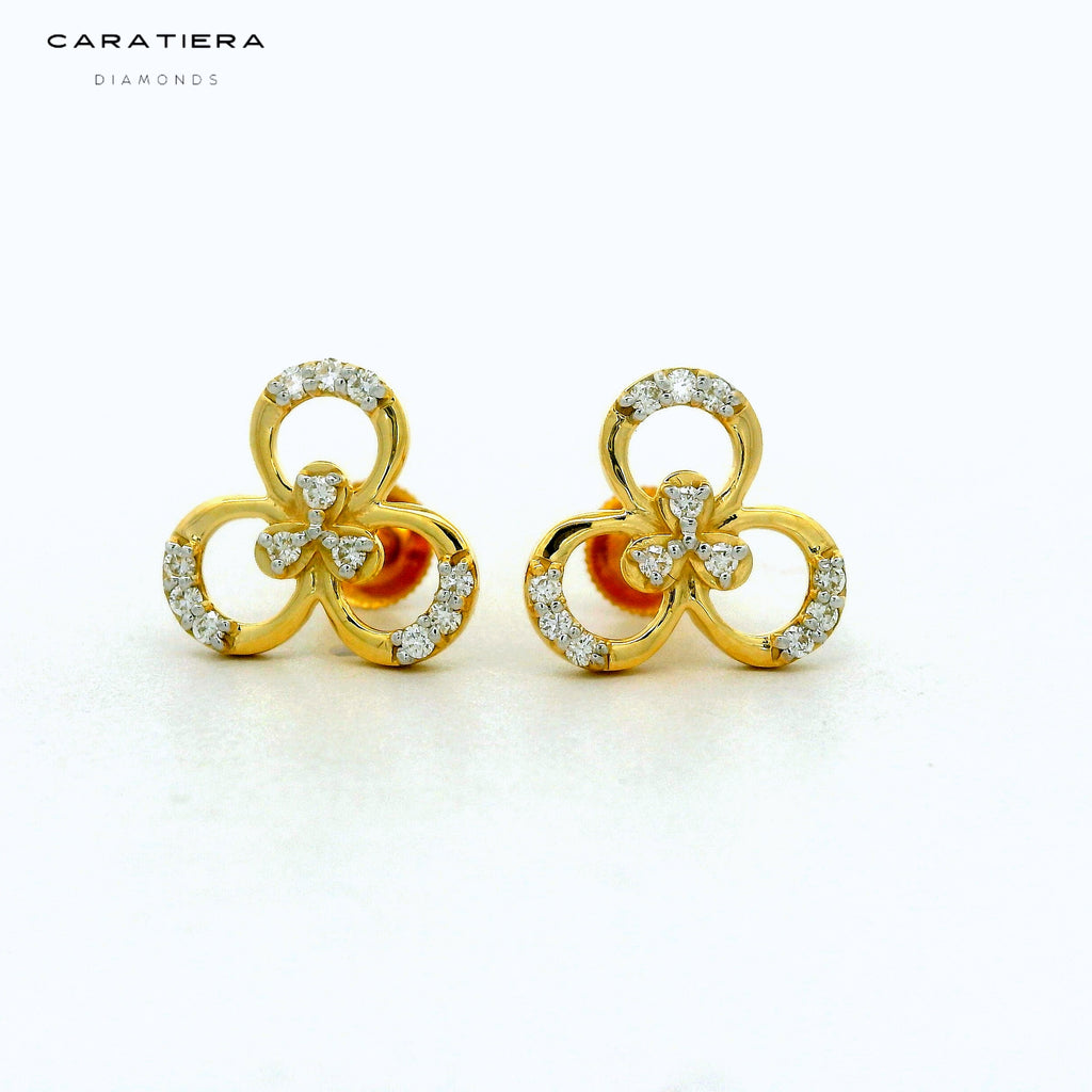 The Trillium Bloom  Studs-STDD652
