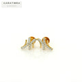 Astral Curve Diamond Studs  - STDD739