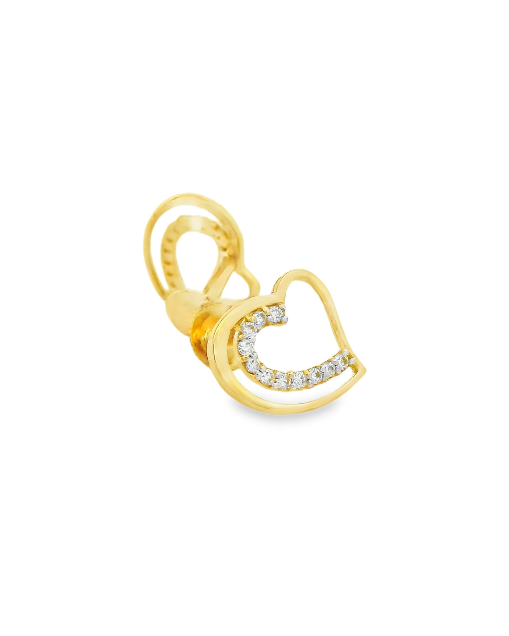 Luminous Love-Loop Earrings    -STDD802