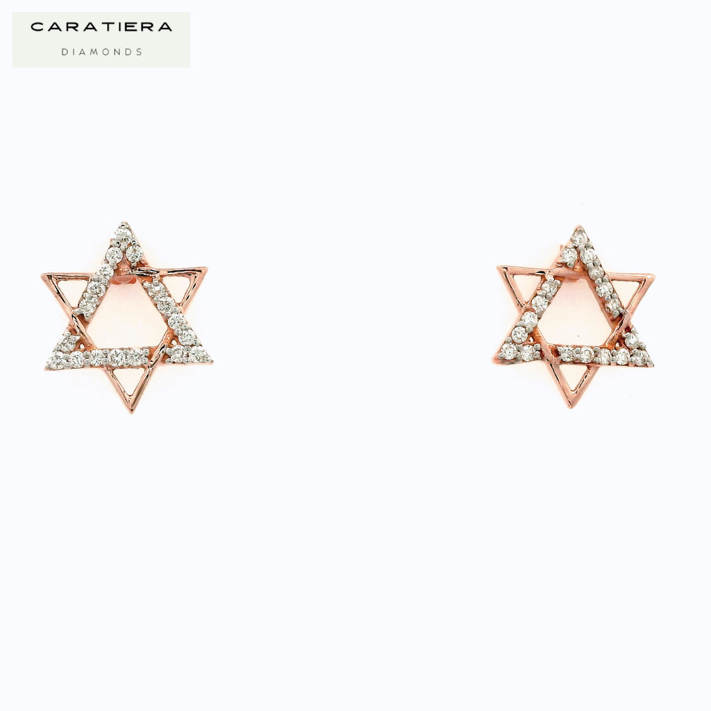 The Radiant Hexagram Studs   - RGD31