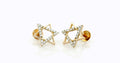 The Radiant Hexagram Studs   - RGD31