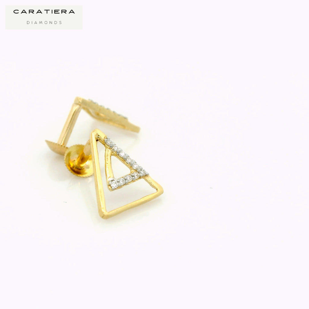 Triad Sparkle Earrings - STDD880
