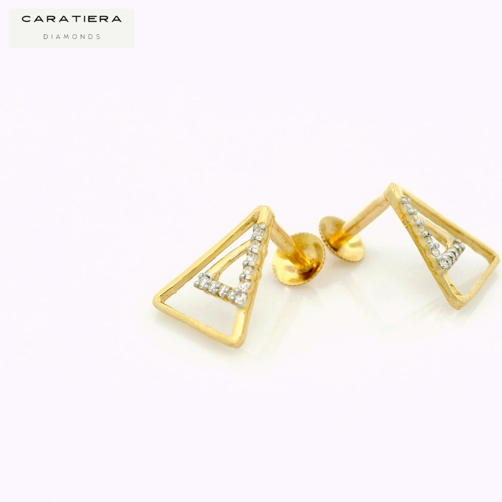 Triad Sparkle Earrings - STDD880