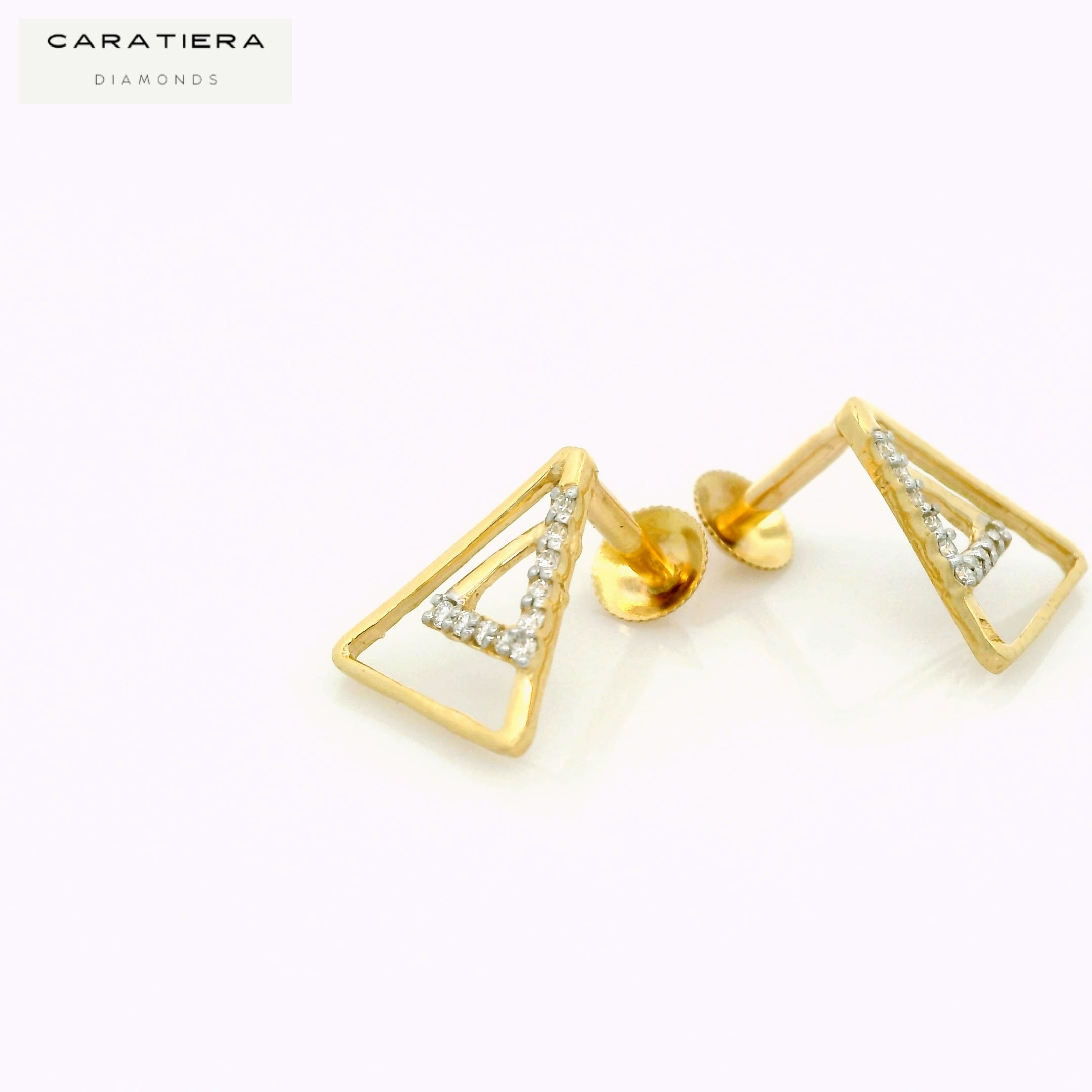 Triad Sparkle Earrings - STDD880