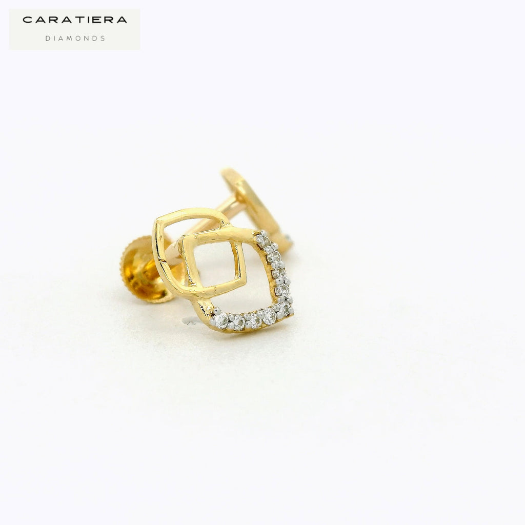 Dual Glitz  Stud  - STDD953