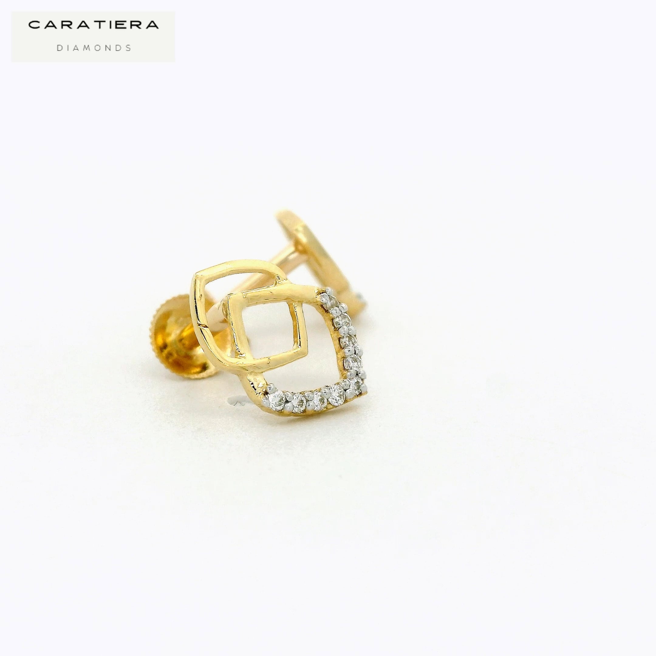 Dual Glitz  Stud  - STDD953