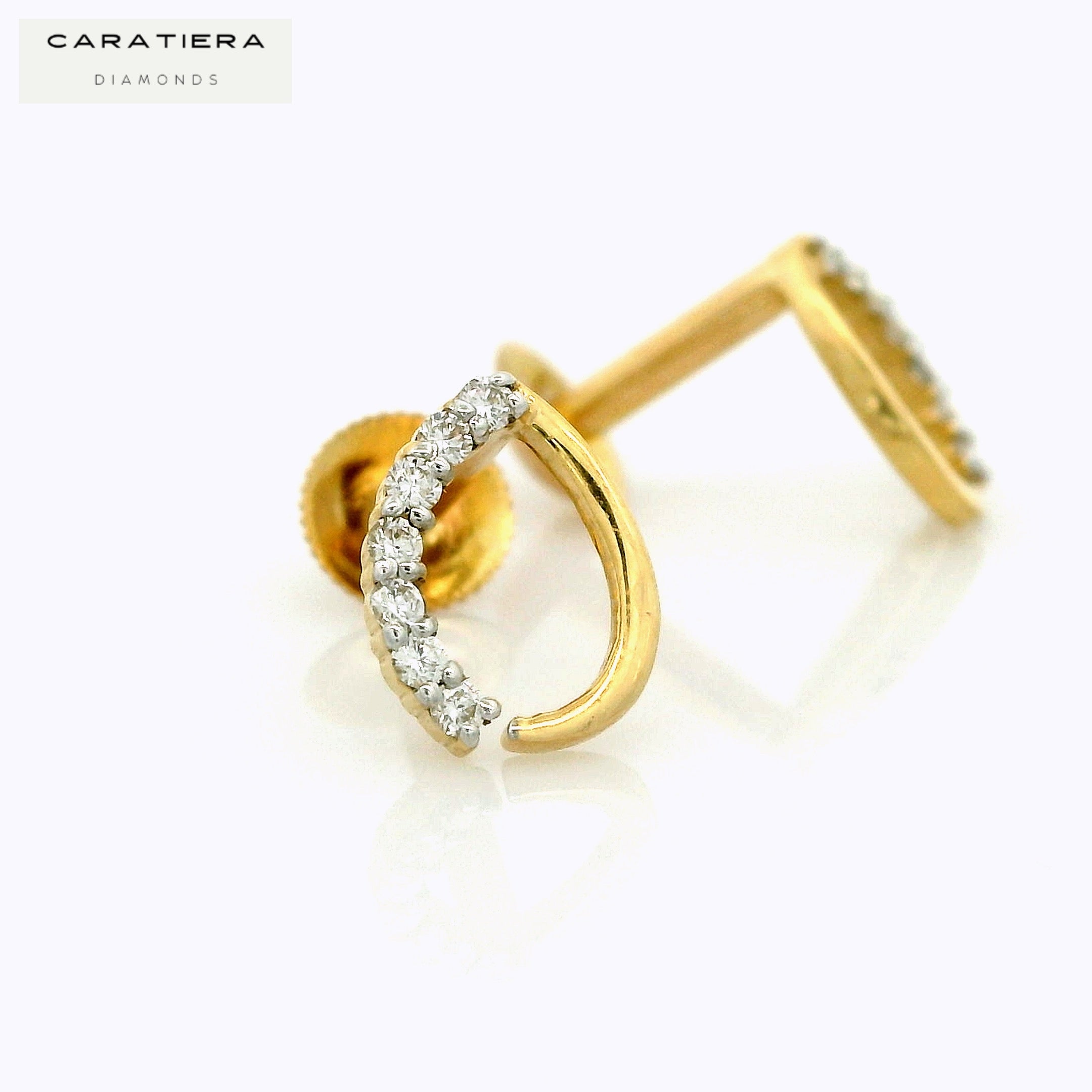 Ethereal Glow Loop Earrings   - STDD983