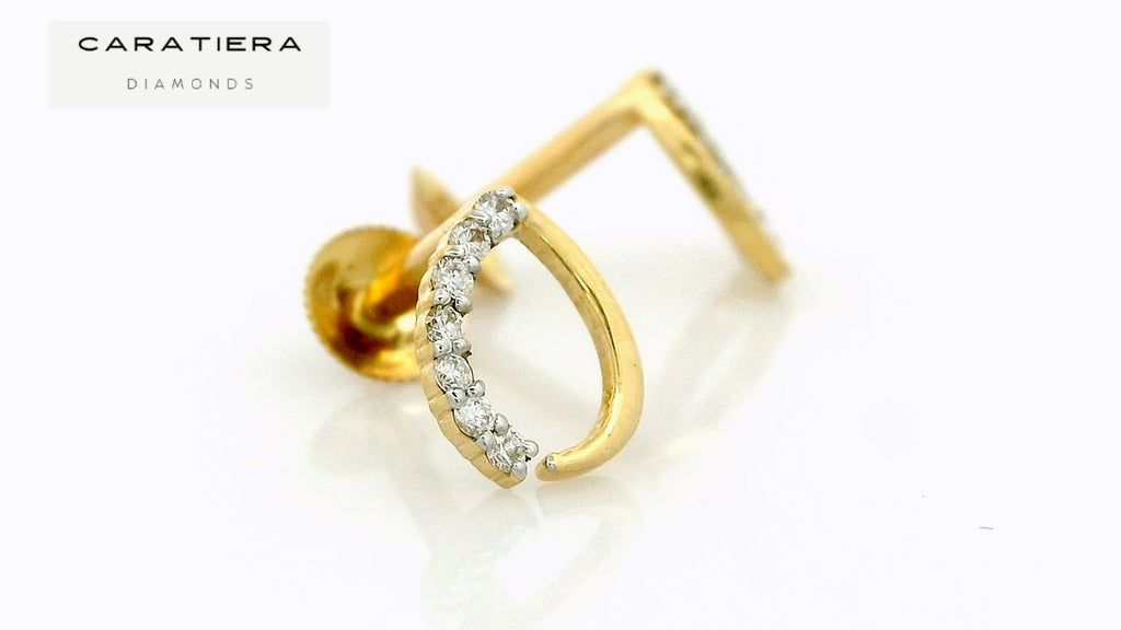Ethereal Glow Loop Earrings   - STDD983