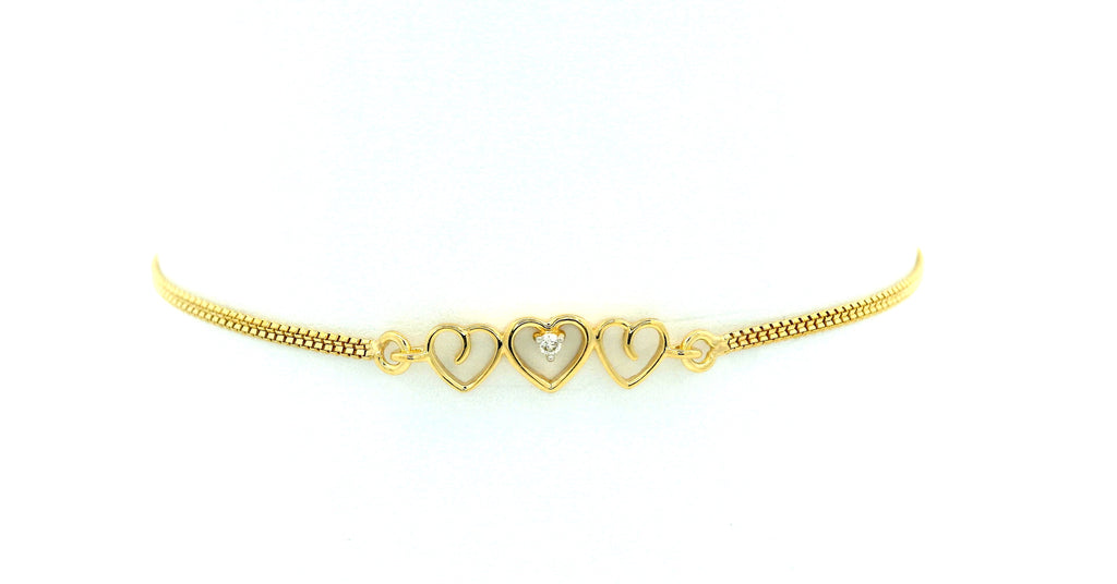 Triple Heart Radiance Bracelet   - TBC180