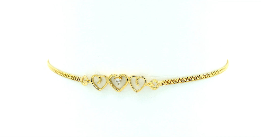 Triple Heart Radiance Bracelet   - TBC180