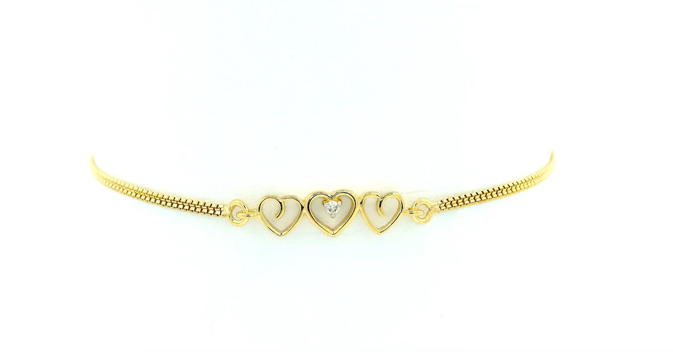 Triple Heart Radiance Bracelet   - TBC180