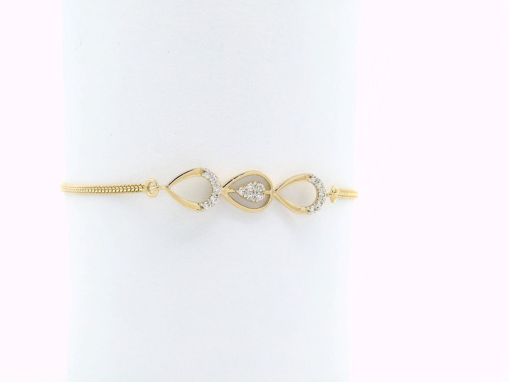 Celeste Loop Diamond Bracelet   -TBC197