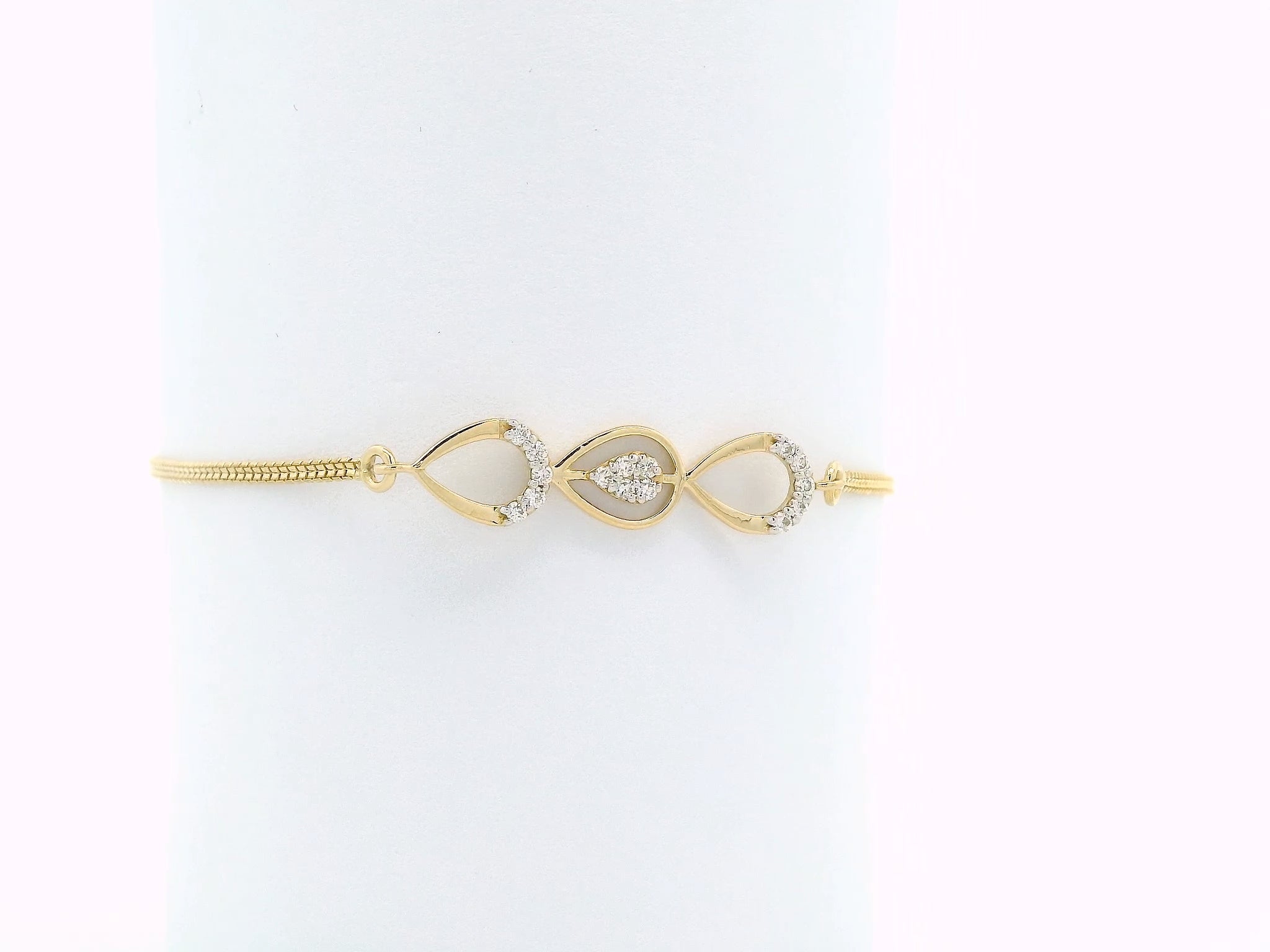 Celeste Loop Diamond Bracelet   -TBC197