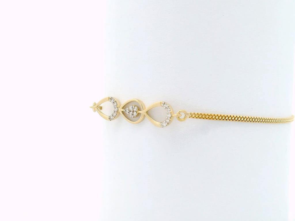 Celeste Loop Diamond Bracelet   -TBC197