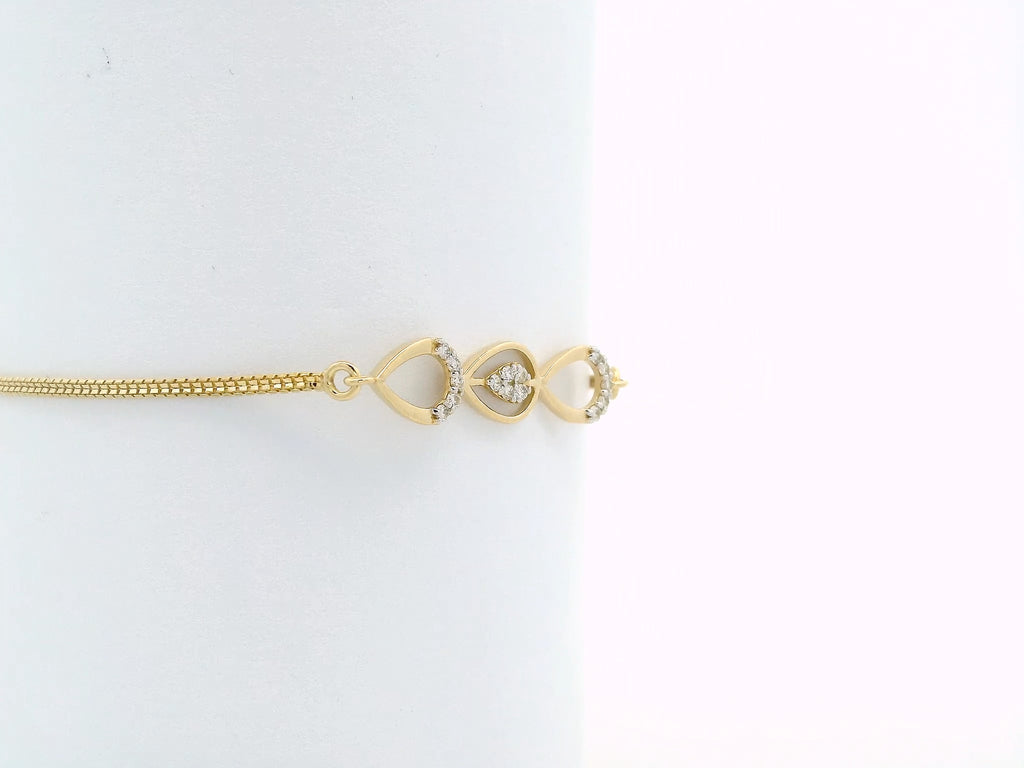 Celeste Loop Diamond Bracelet   -TBC197