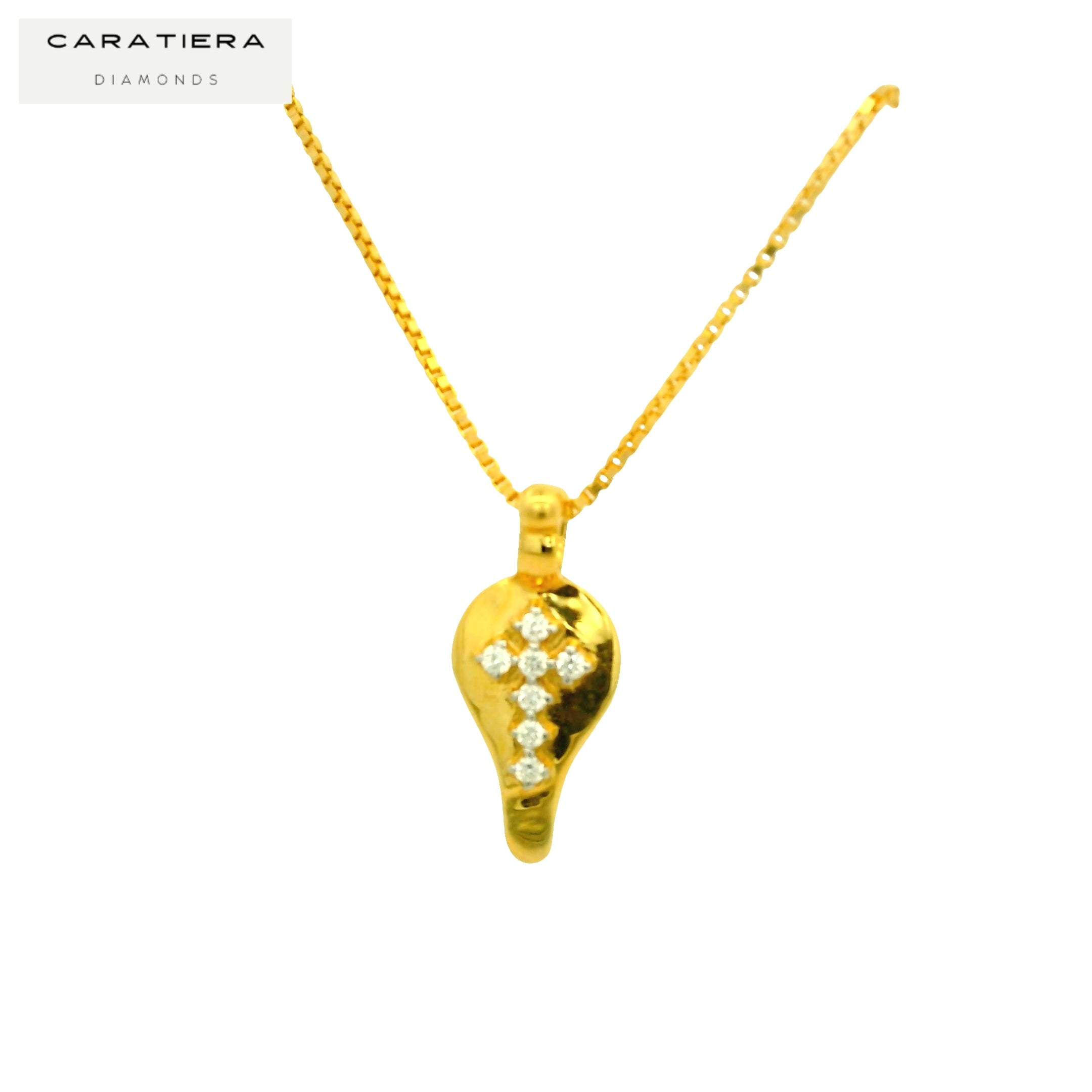 Lustrous Cross Spark Pendant   -TLD1