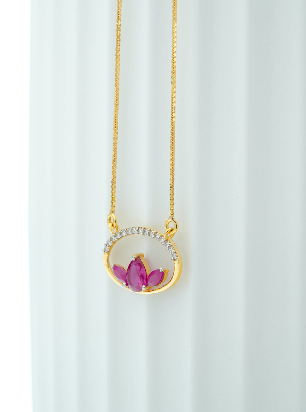Trinity Gem Glow Pendant   - CPDH117R