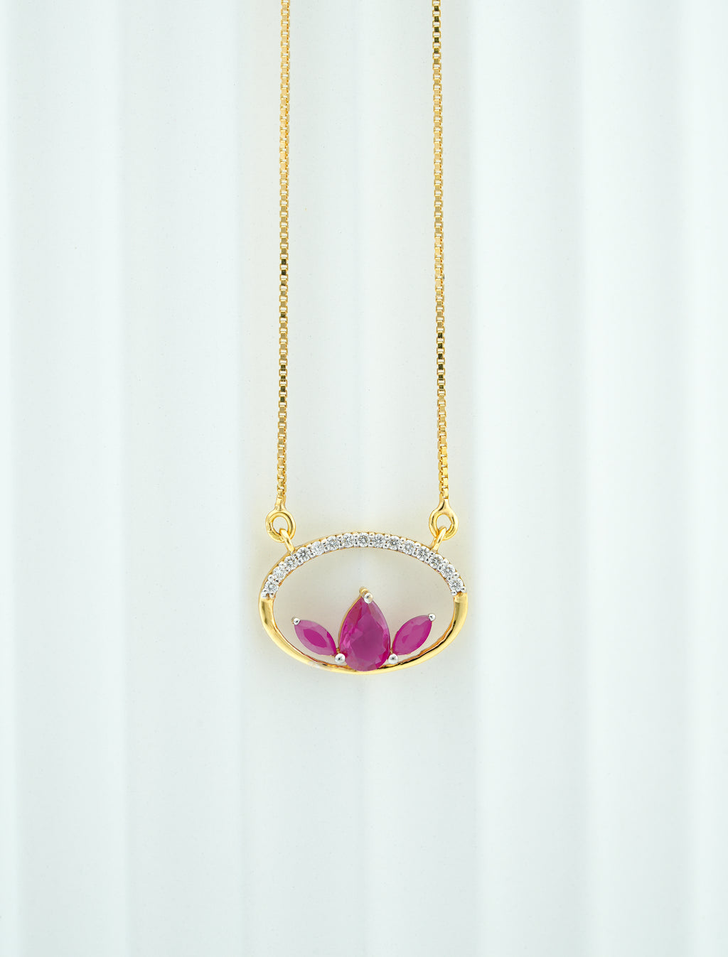 Trinity Gem Glow Pendant   - CPDH117R