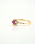 Royal Ruby Edge Ring - CRG 178