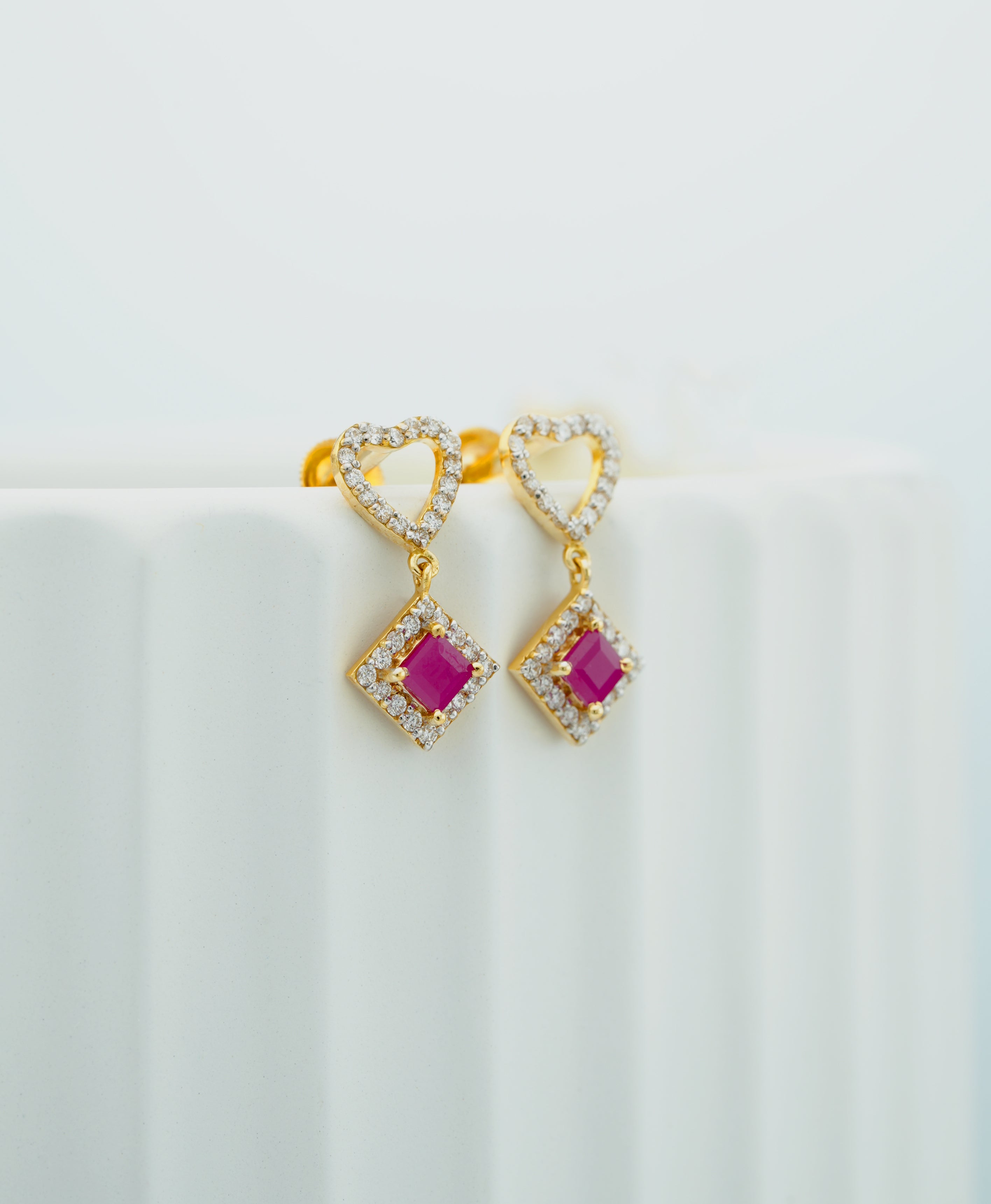 Ruby Enchantment Studs - CSTD 96