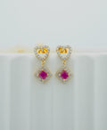 Ruby Enchantment Studs - CSTD 96