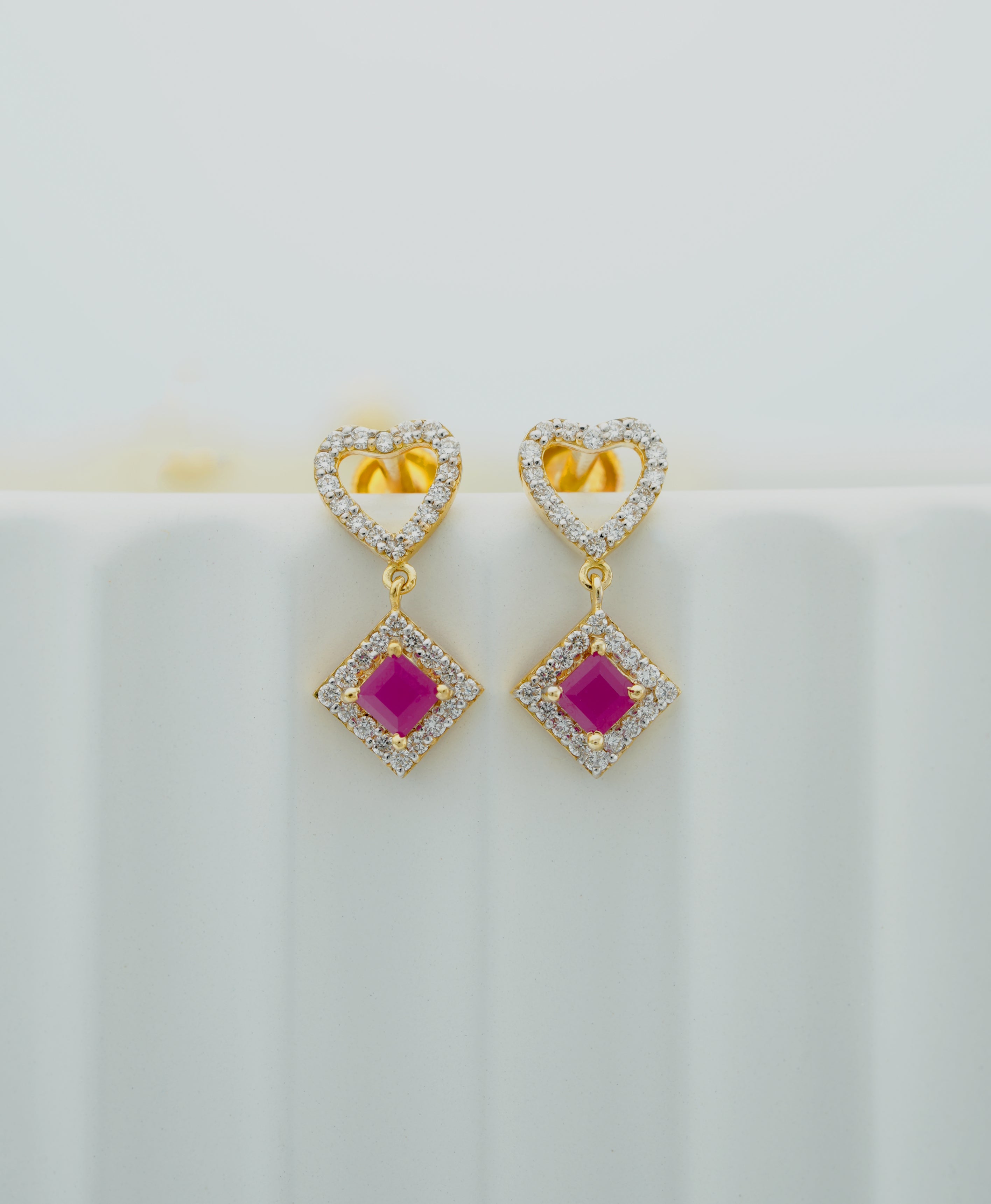 Ruby Enchantment Studs - CSTD 96