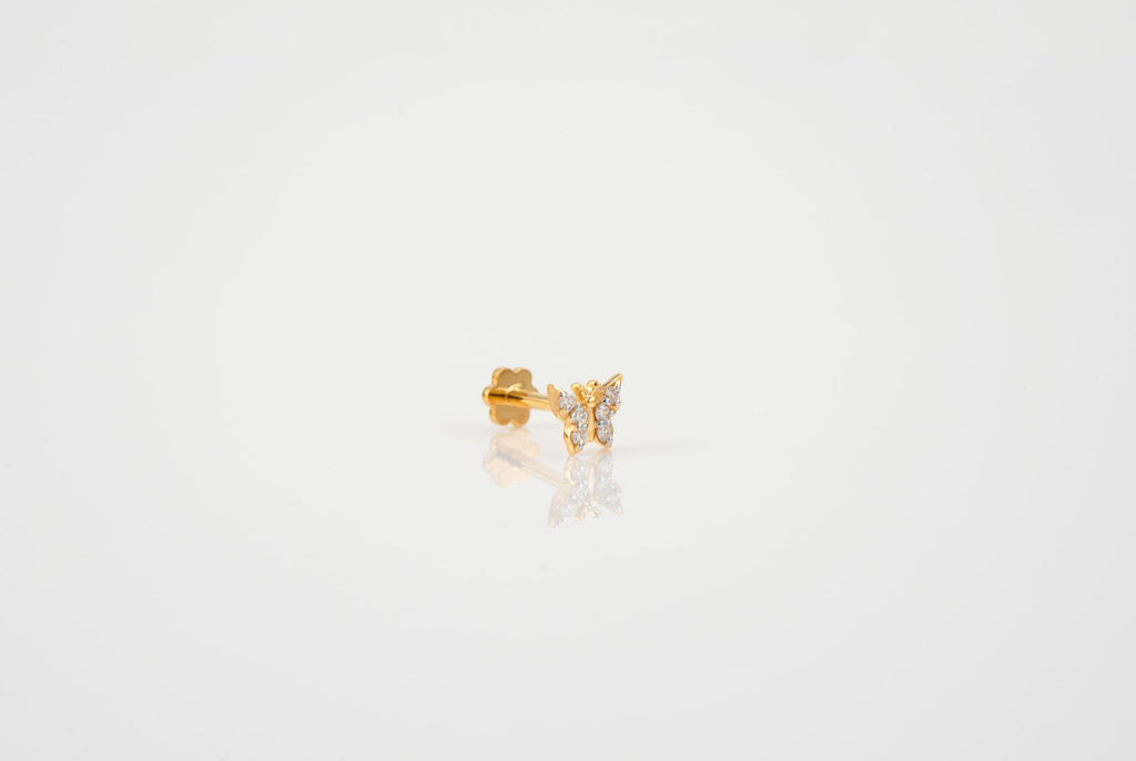 Flutter Spark Diamond Nose Pin -NPD399