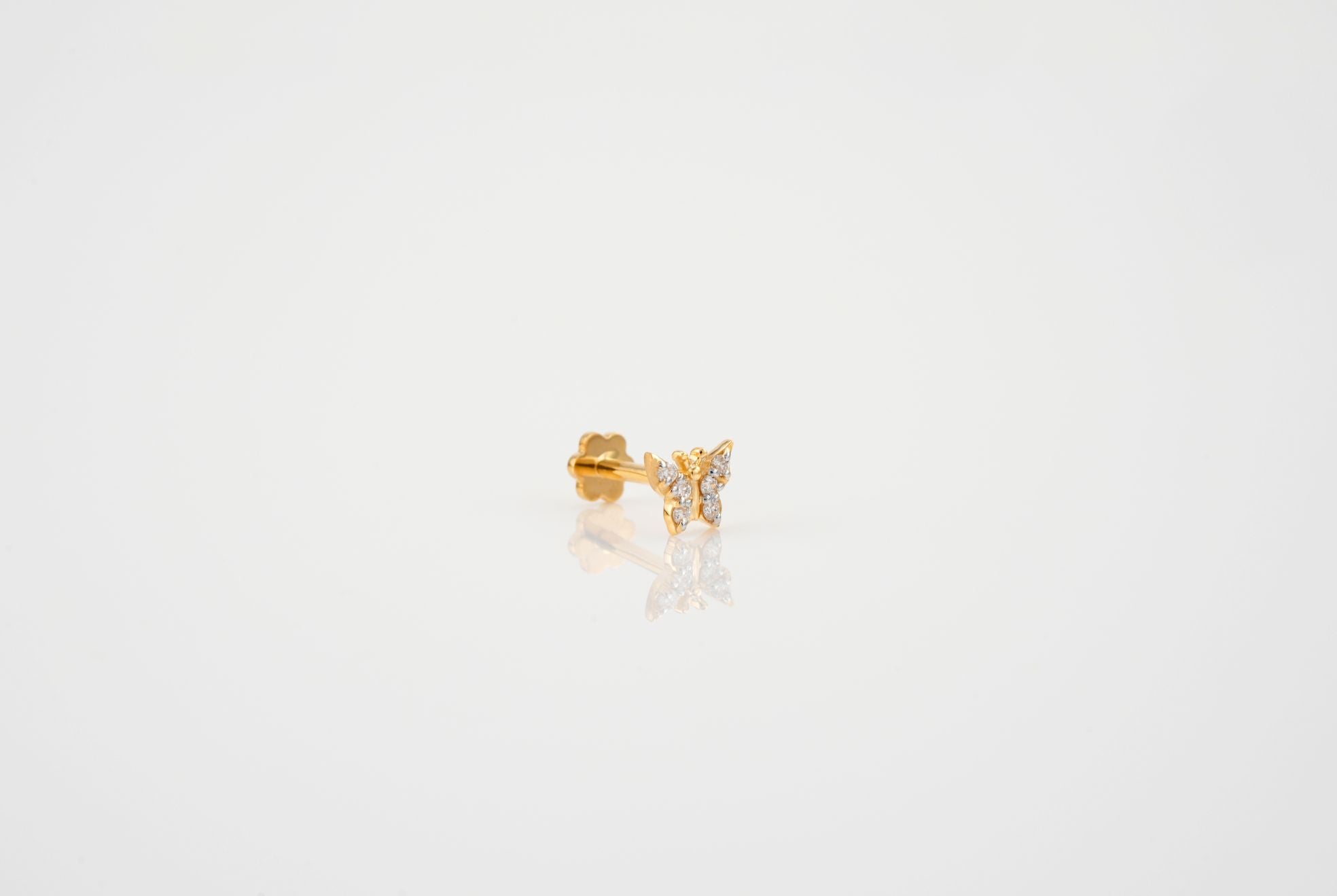 Flutter Spark Diamond Nose Pin -NPD399