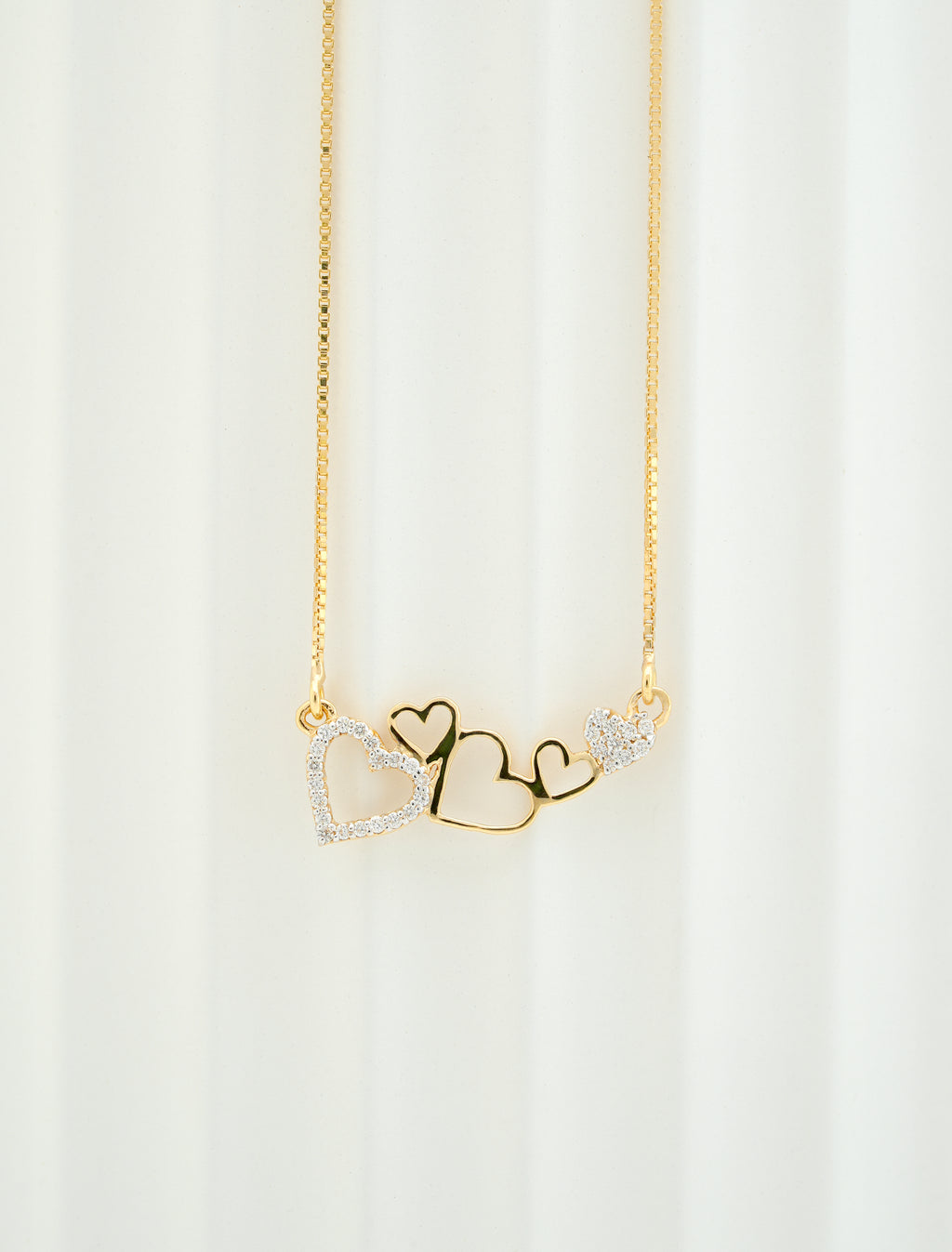 CELESTIAL FIVE HEARTS DIAMOND PENDANT- PDH 146