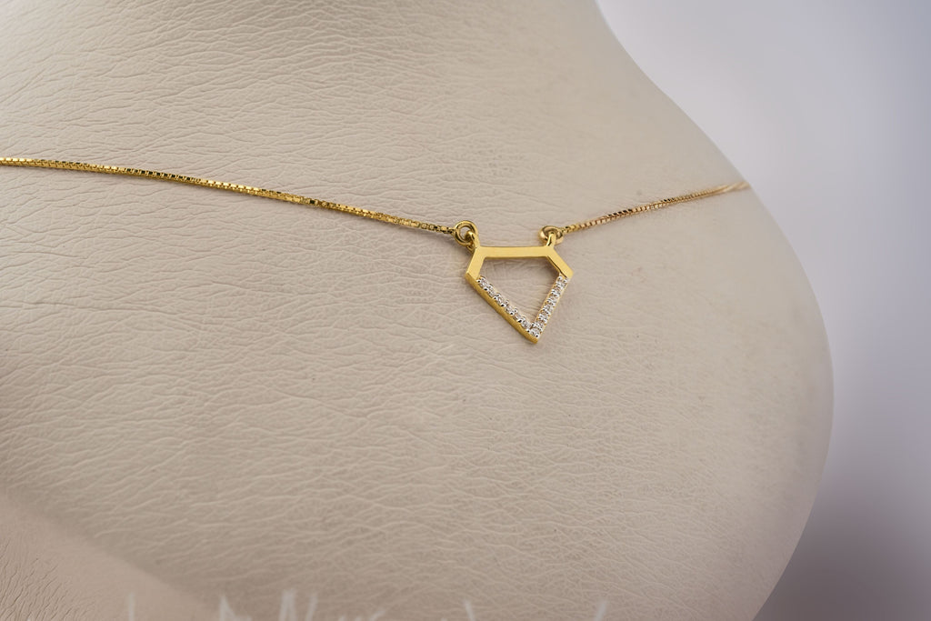 Gilded Prism Pendant - PND