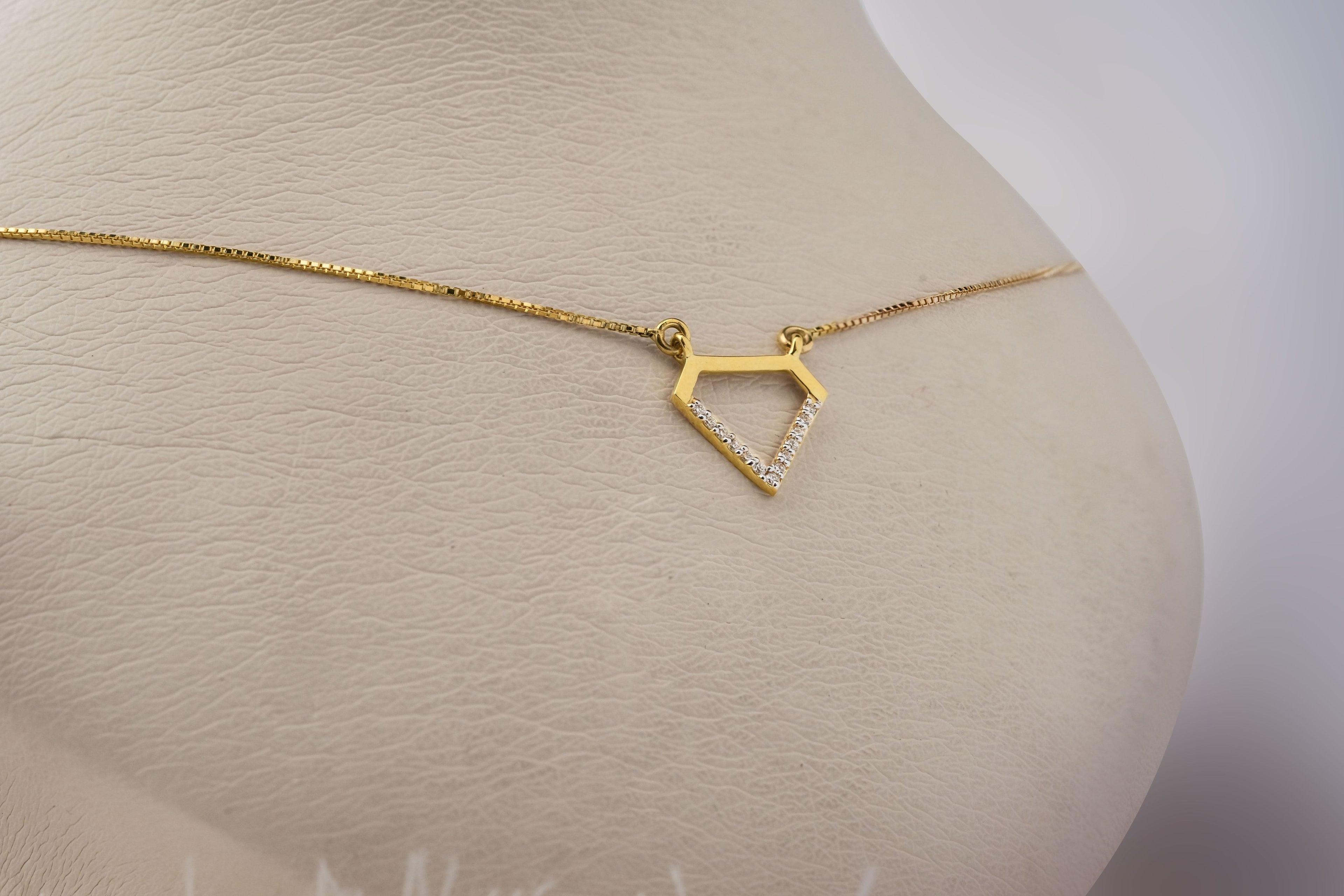 Gilded Prism Pendant - PND