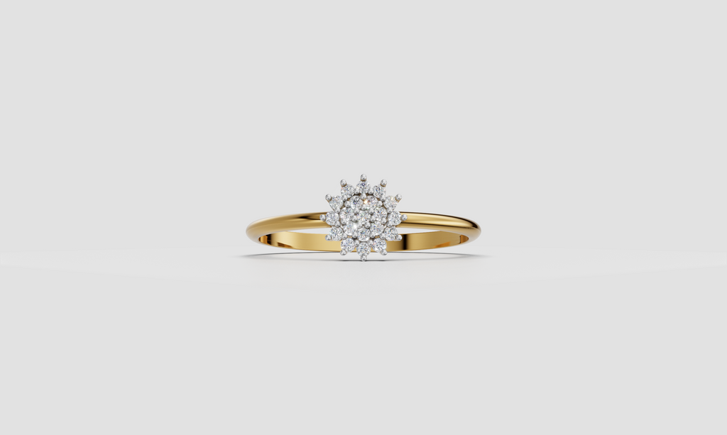 Floral Majesty Diamond Ring - RGD102