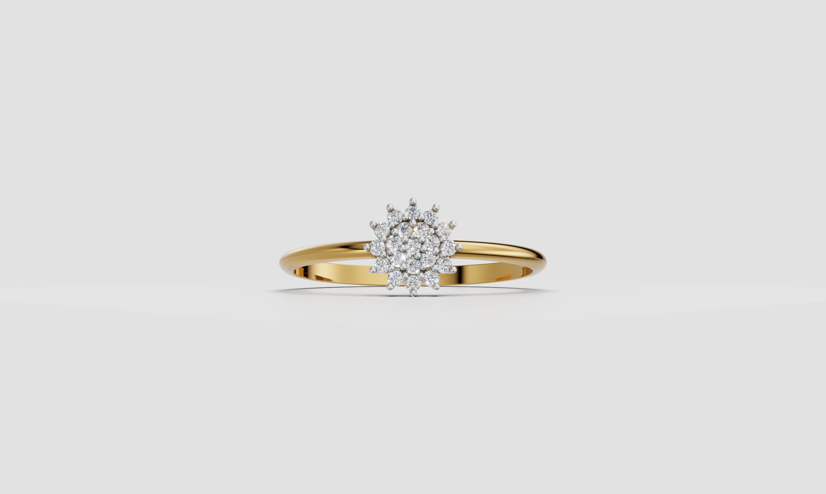 Floral Majesty Diamond Ring - RGD102