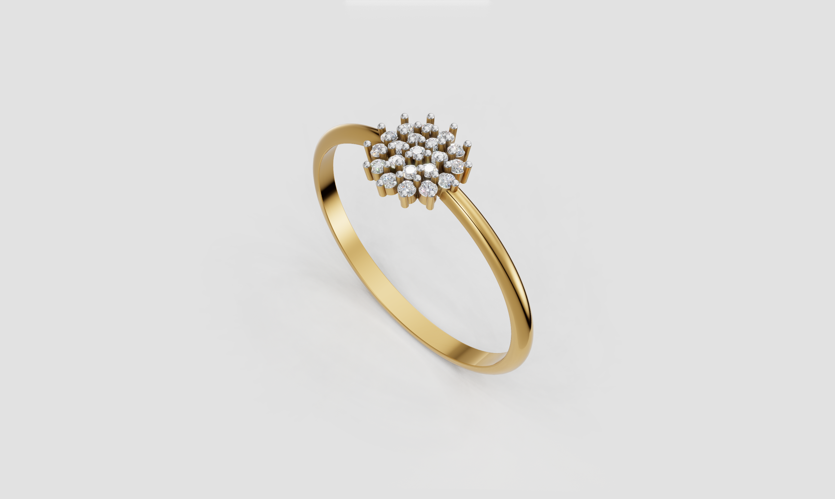 Floral Majesty Diamond Ring - RGD102