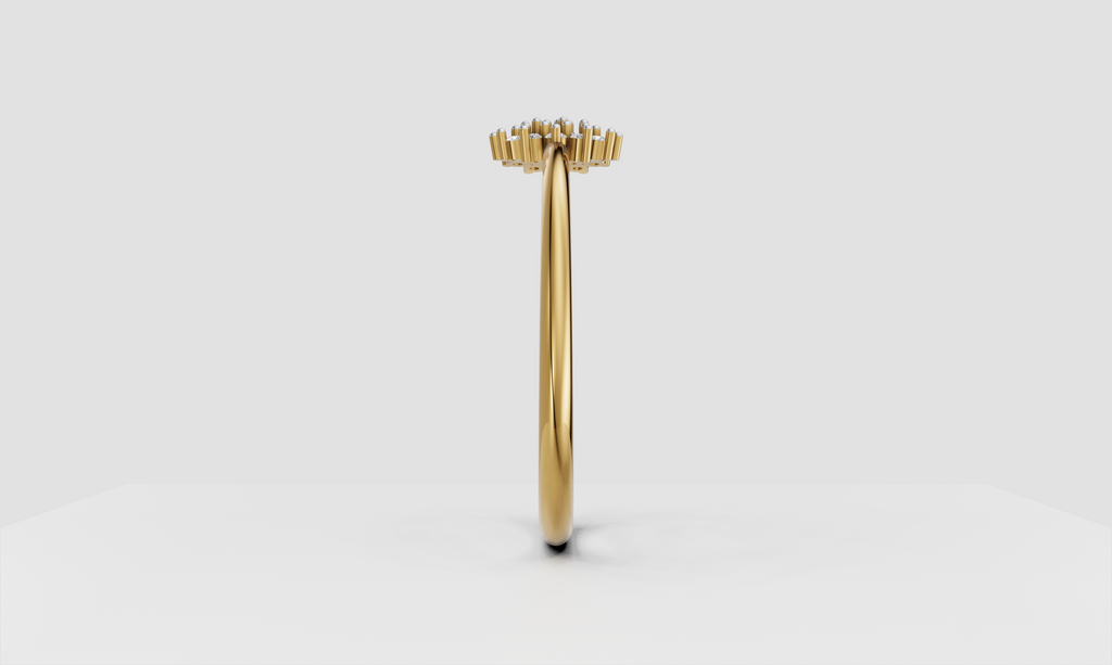 Floral Majesty Diamond Ring - RGD102