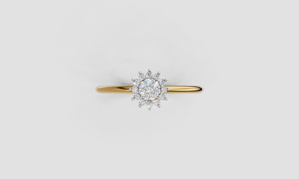 Floral Majesty Diamond Ring - RGD102