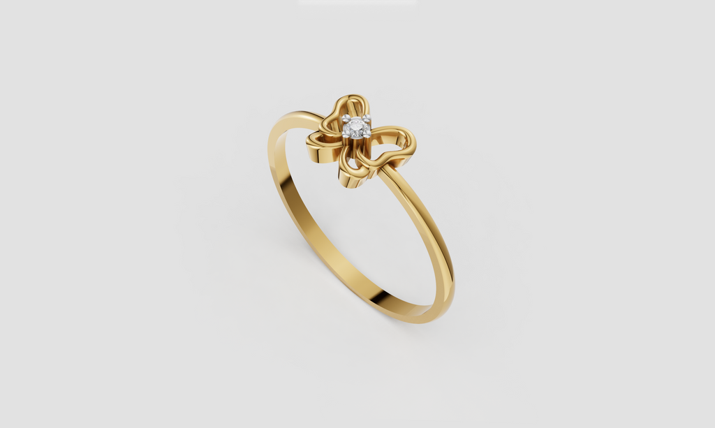 Bloom Grace Solitaire Ring  - RGD165